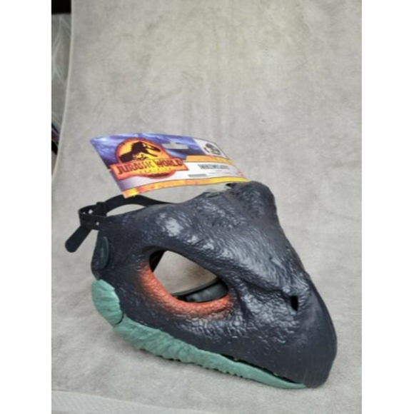 New Mattel GWY33 Jurassic World Dominion Therizinosaurus Dinosaur Dino Mask Rare - Picture 1 of 6